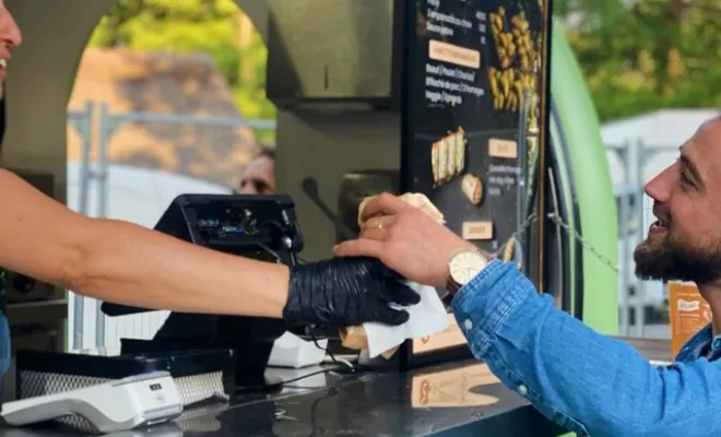 Vendeur d'empanadas, Bordeaux, Aimepanadas